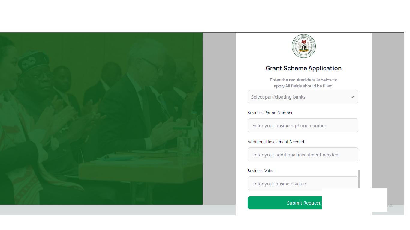 Presidential Palliative Loan Programme portal